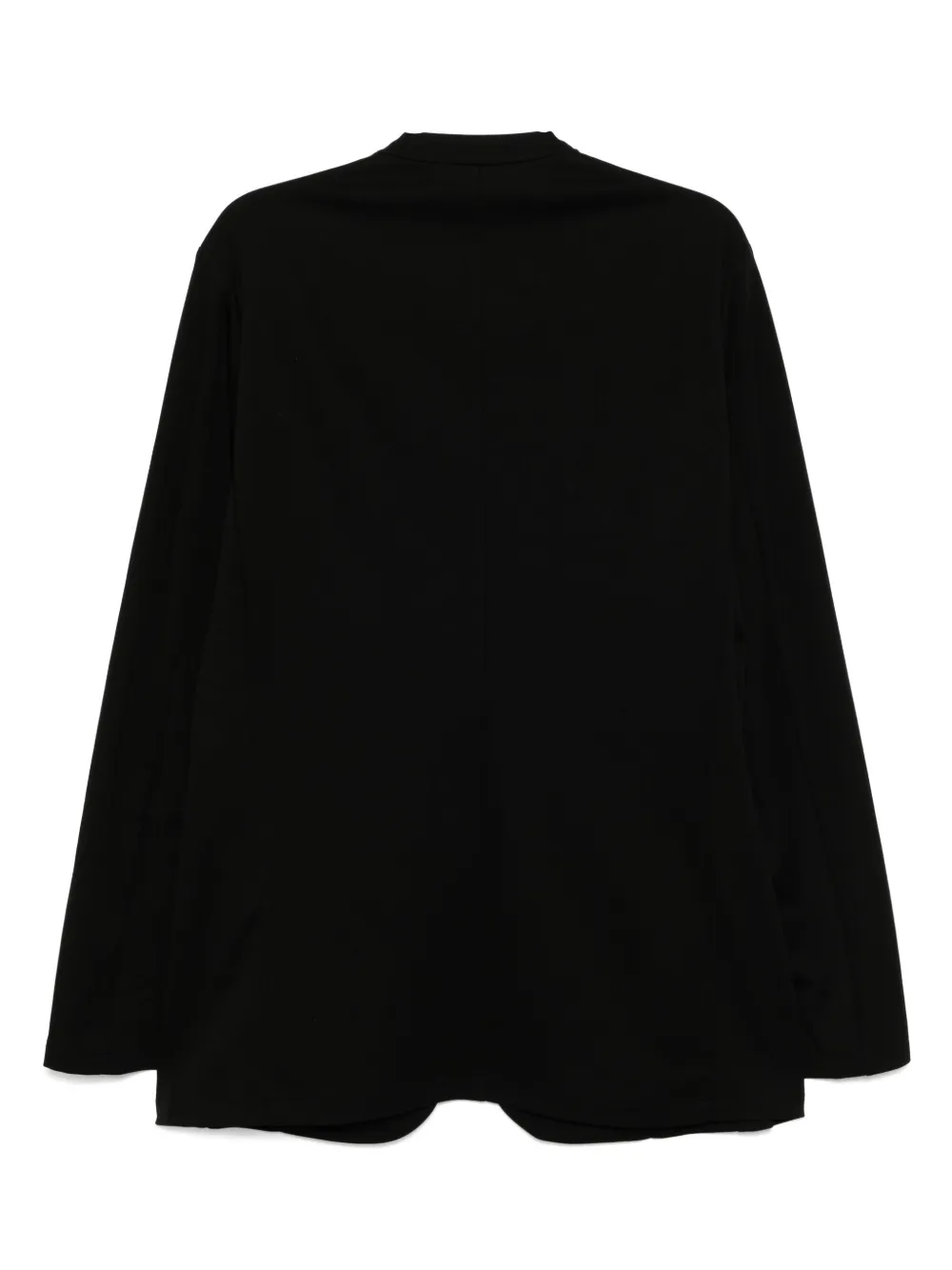 Attachment cotton double-face collarless jacket | Shirt Jackets | Image 2