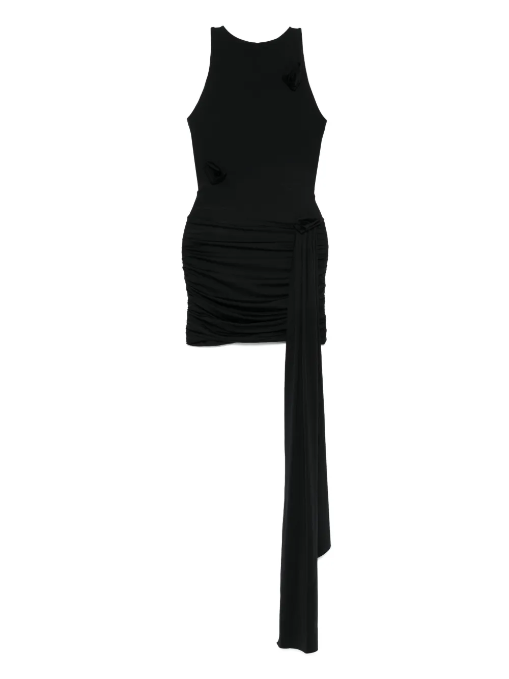Shop Maygel Coronel Azahar Mini Dress In 黑色