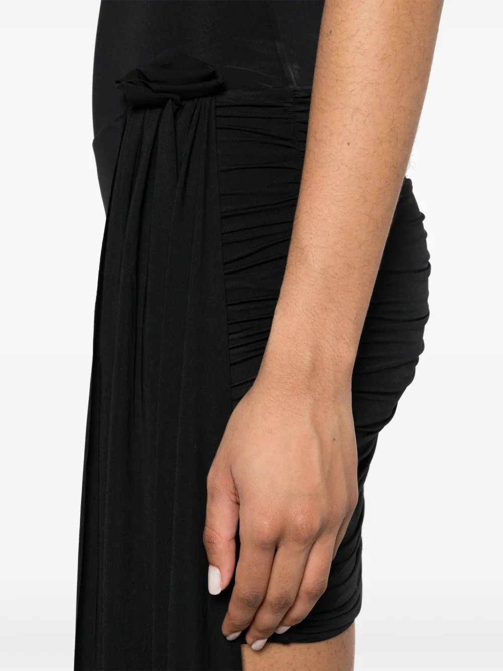 Shop Maygel Coronel Azahar Mini Dress In 黑色