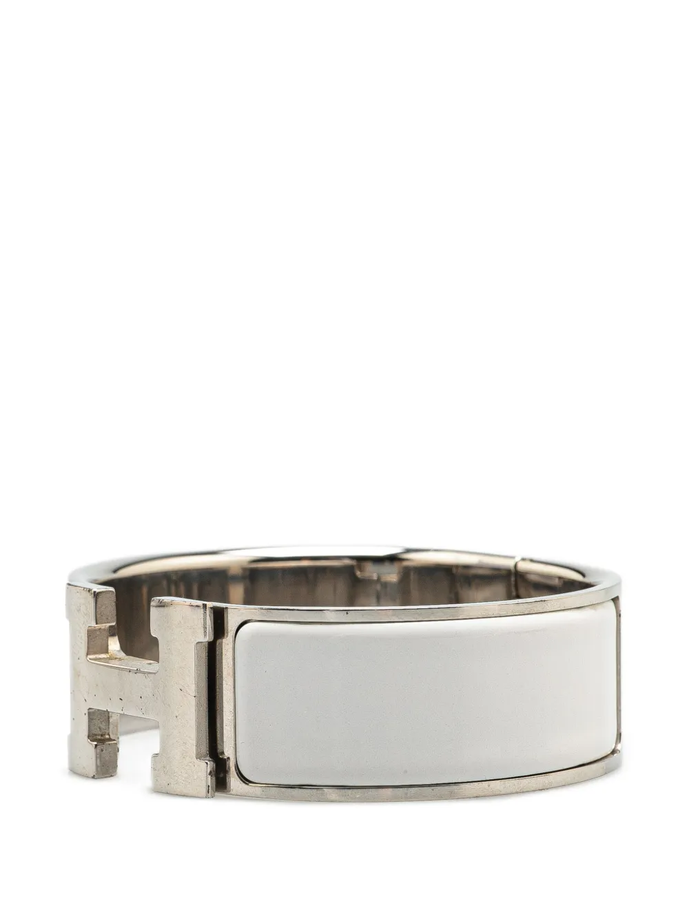 Hermès Pre-Owned 2000-2010 Wide Enamel Clic Clac H Bracelet GM costume bracelet | Image 2
