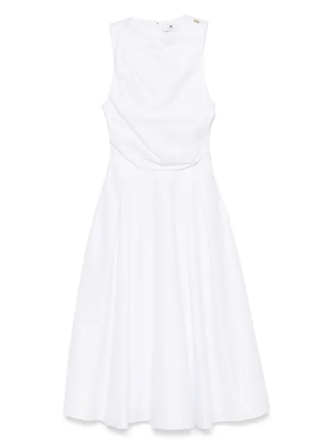 Elisabetta Franchi draped midi dress