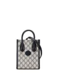 Gucci Pre-Owned 2016-present Mini GG Supreme Interlocking G satchel - Brown