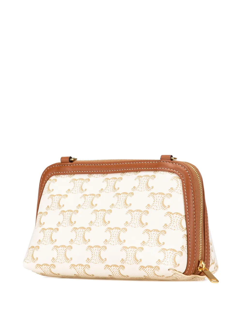 Céline Pre-Owned Canvas Triomphe Clutch On Chain axelremsväska från 2023 | Väskor | Image 2