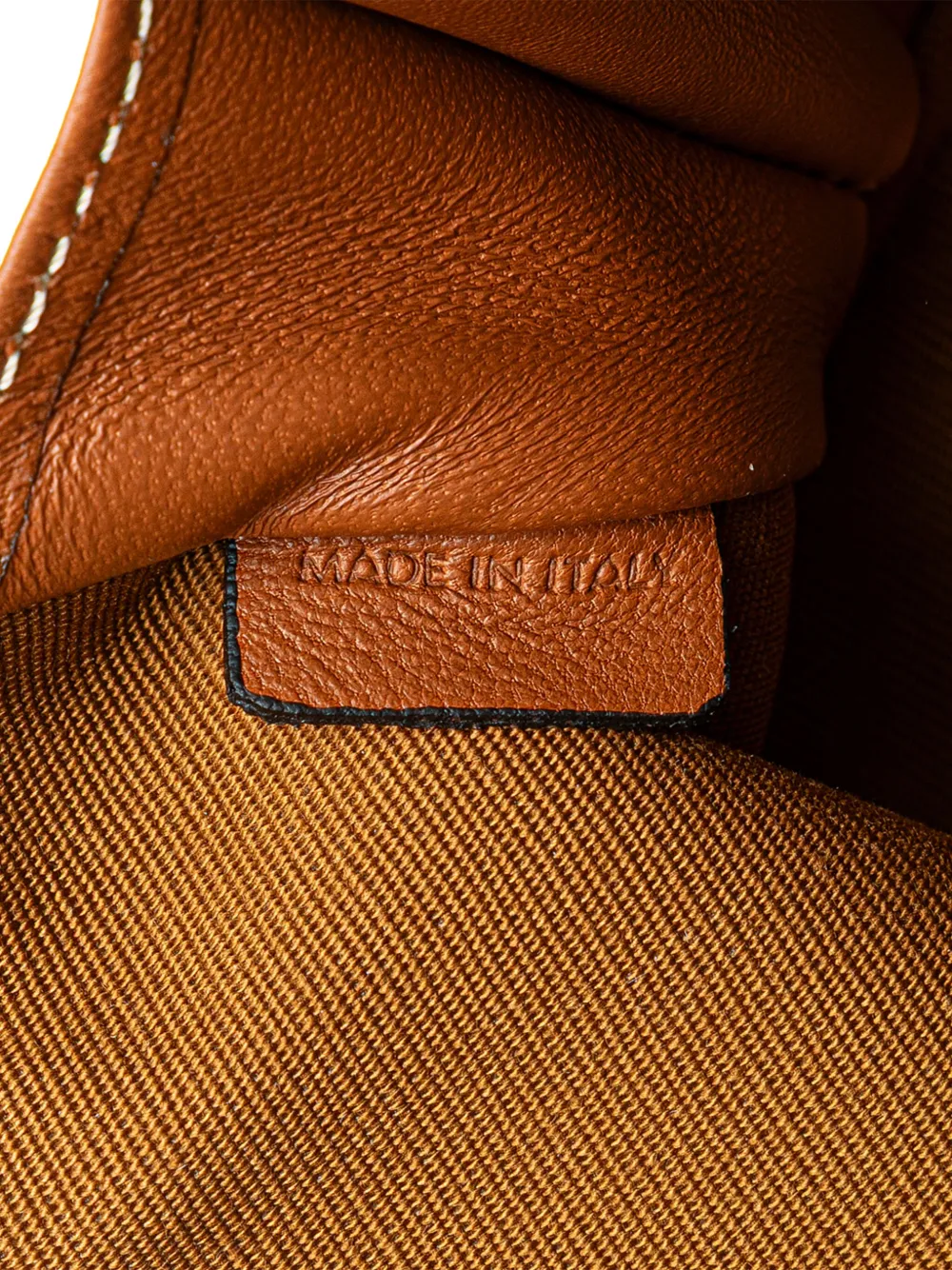 Pre-owned Celine 2023 Coated Canvas Triomphe Clutch On Chain Crossbody Bag In 褐色