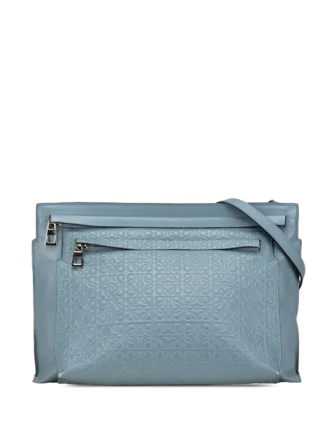Loewe Pre-Owned 2015 Leather Repeat Anagram Double T Pouch crossbody bag QD0HVXQU989J2PKN - 0