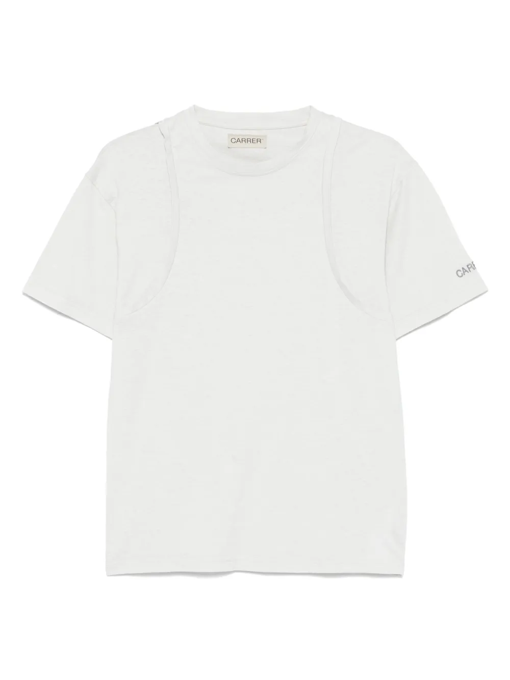 Carrer playera con logo bordado | gris | Image 1