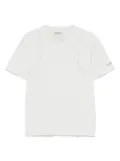 Carrer logo-embroidered T-shirt - Grey