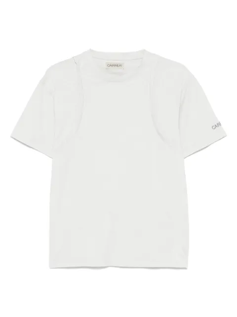 Carrer logo-embroidered T-shirt