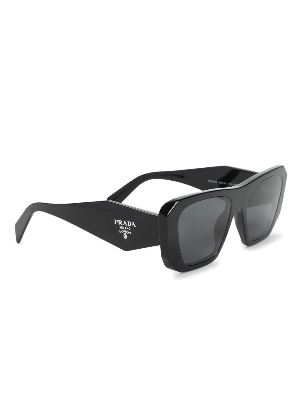 Prada Eyewear Zonnebril met vierkant montuur Zwart