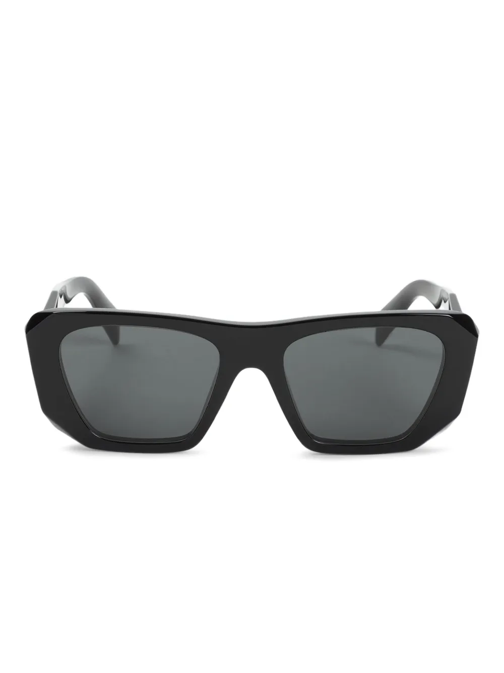 Prada Eyewear Zonnebril met vierkant montuur Zwart