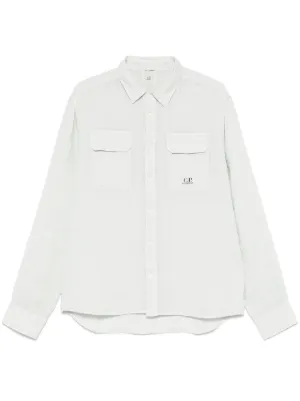 C.P. Company ジップアップ シャツ | グリーン | FARFETCH JP