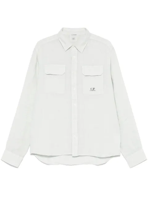 C.P. Company linen long-sleeves shirt