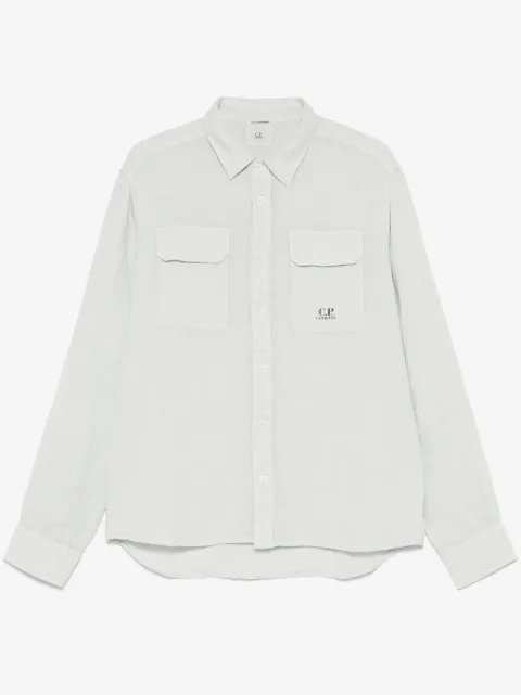 C.P. Company linen long-sleeves shirt