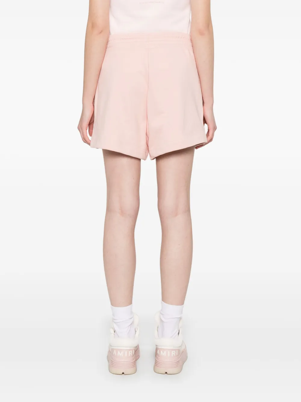 Shop Adidas By Stella Mccartney Logo-print Shorts In Pink