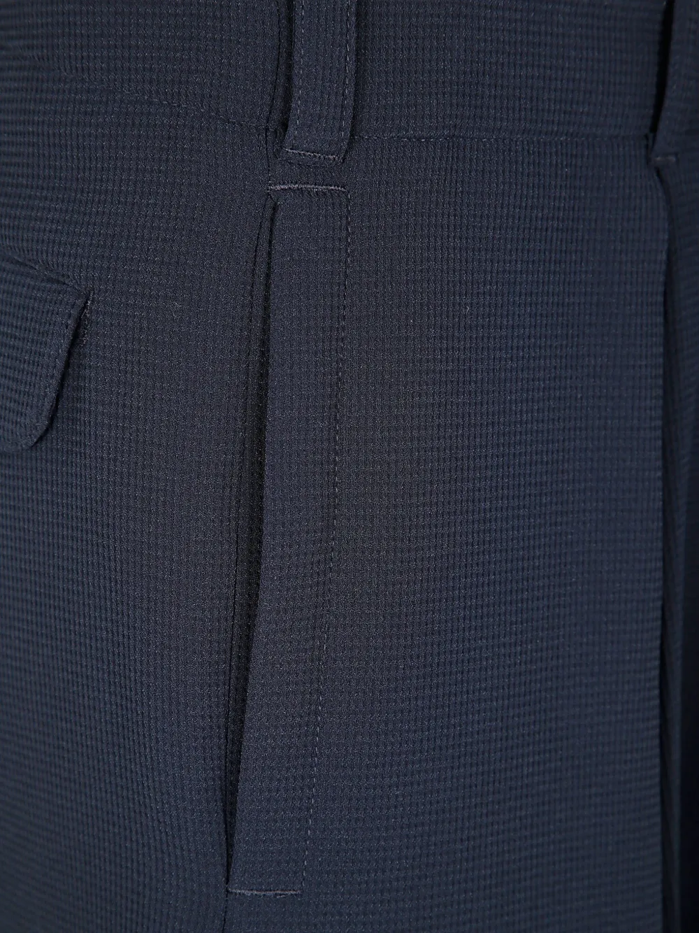 Emporio Armani Stretch broek met toelopende pijpen Blauw