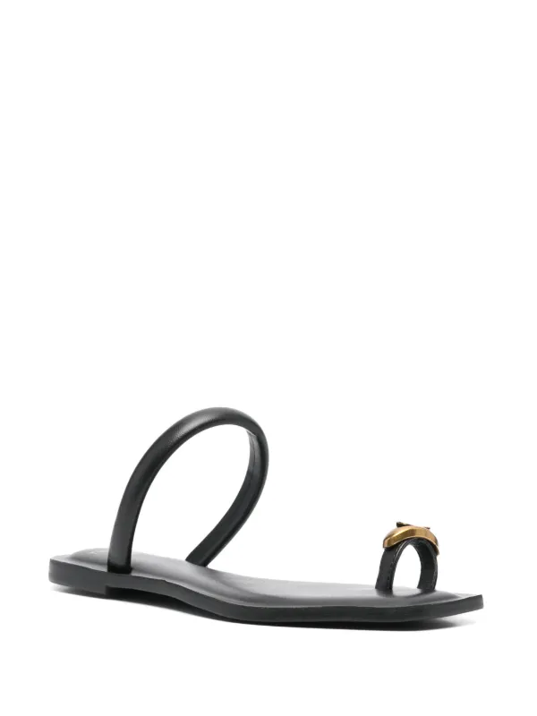 TWINSET Sandalias Con Detalles De Strass Negro FARFETCH CL