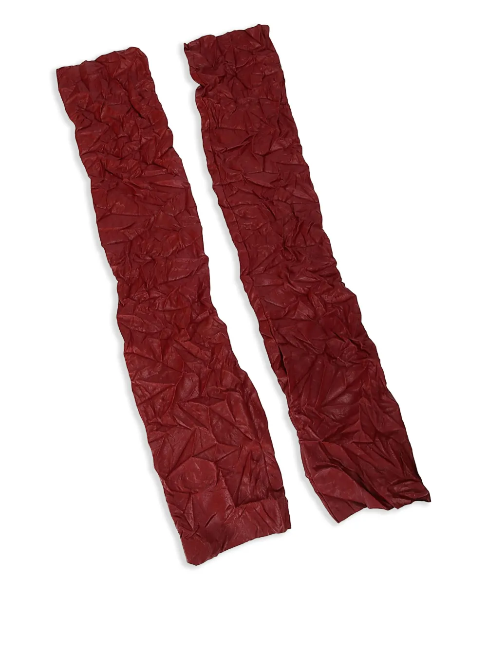 Maria Calderara leather gloves | Red | Image 1