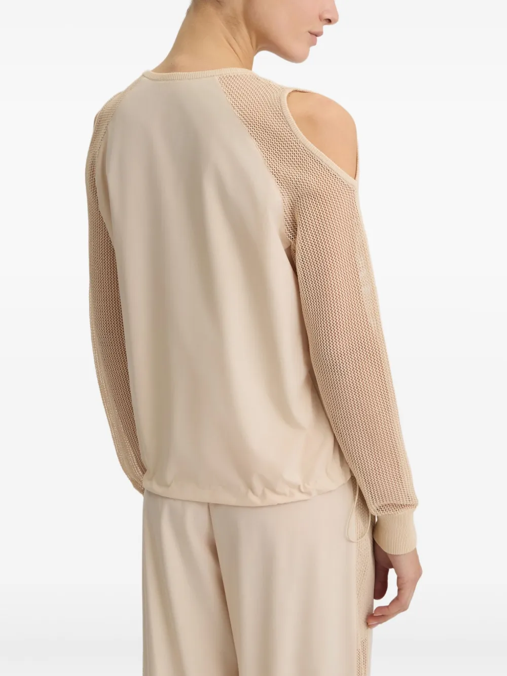 LIU JO Sweater met uitgesneden details Beige