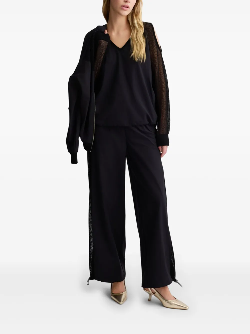 LIU JO mesh-detail sweatshirt | Sweatshirts | Image 2
