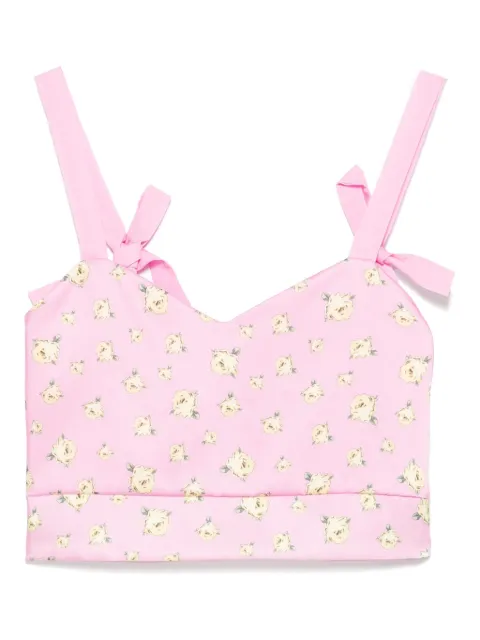 Miss Grant Kids rose-print top