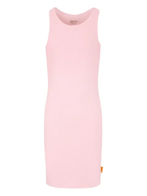 Molo logo-tag midi dress