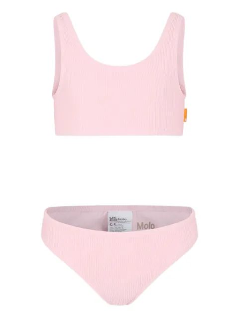 Molo bikini con etiqueta del logo