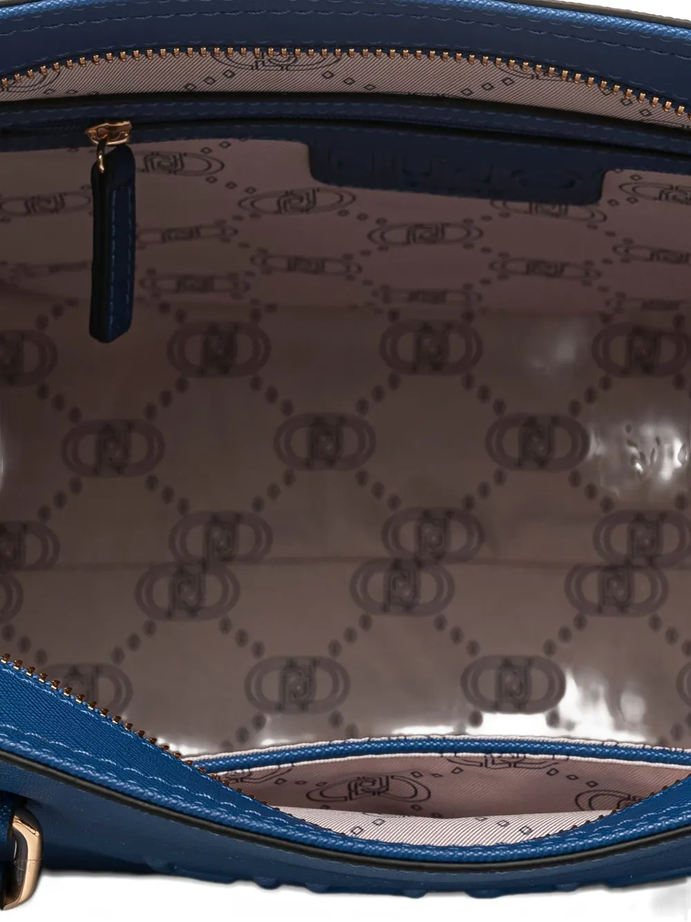 Liu •jo Embossed-logo Tote Bag In Blue