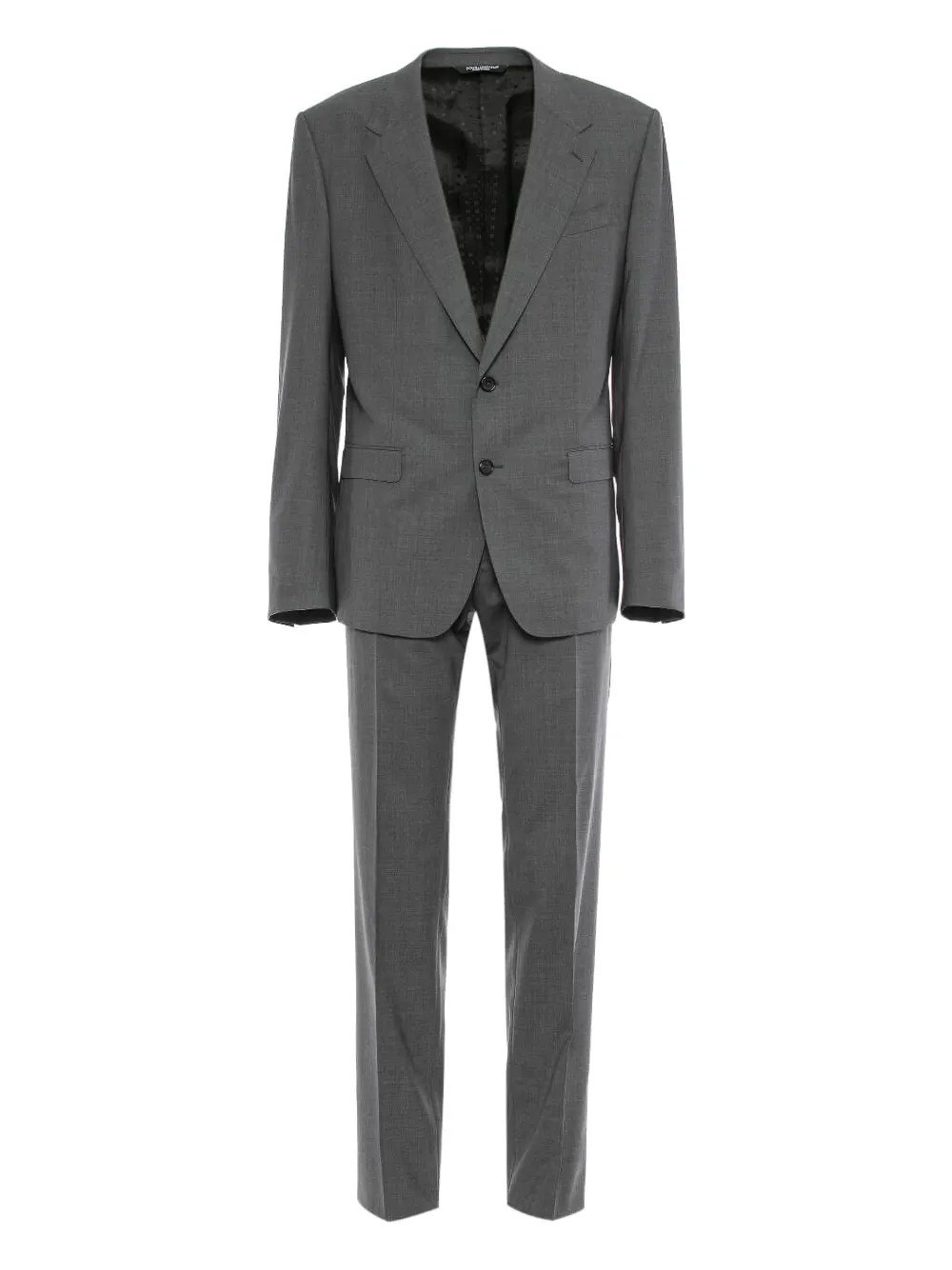 Dolce & Gabbana two-button wool suit Grijs