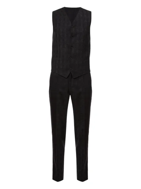 Dolce & Gabbana button-fastening waistcoat and trousers set