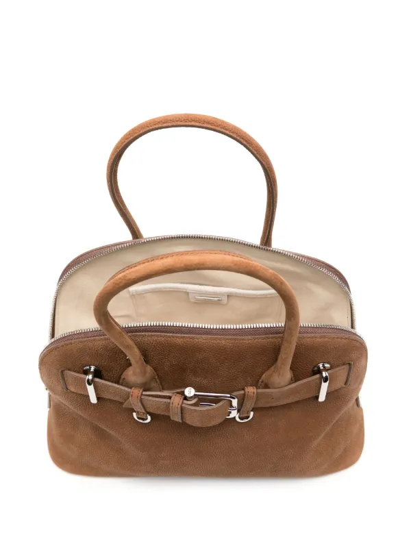 Osoi Medium Zip Brocle Tote Bag | Brown | FARFETCH