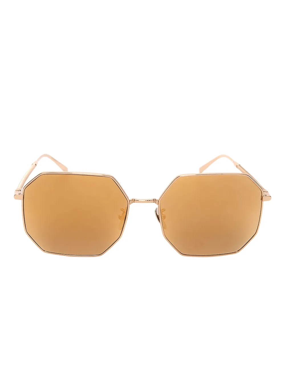 Dolce & Gabbana Eyewear Zonnebril met geometrisch montuur Goud