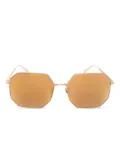 Dolce & Gabbana Eyewear geometric-framed sunglasses - Gold