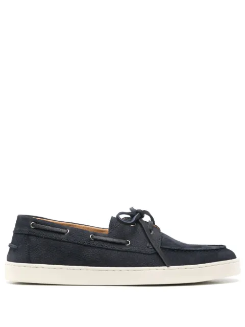 Henderson Baracco suede boat shoes