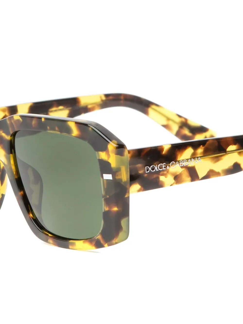 Dolce & Gabbana tortoiseshell-pattern sunglasses Geel