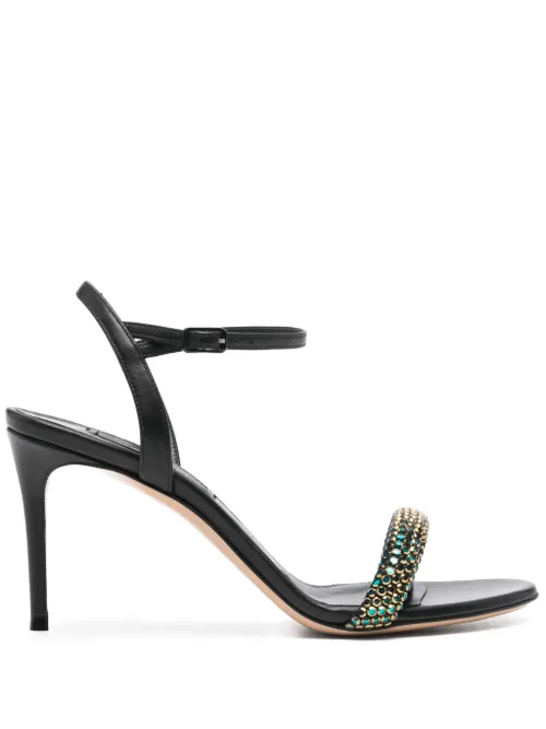 Sandales à ornements en cristal 80 mm - Casadei - Modalova
