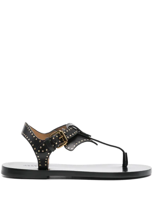 【送料&関税込】Isabel Marant edil Sandals ISABEL MARANT Edil cutout studded suede sandals | NET-A-PORTER