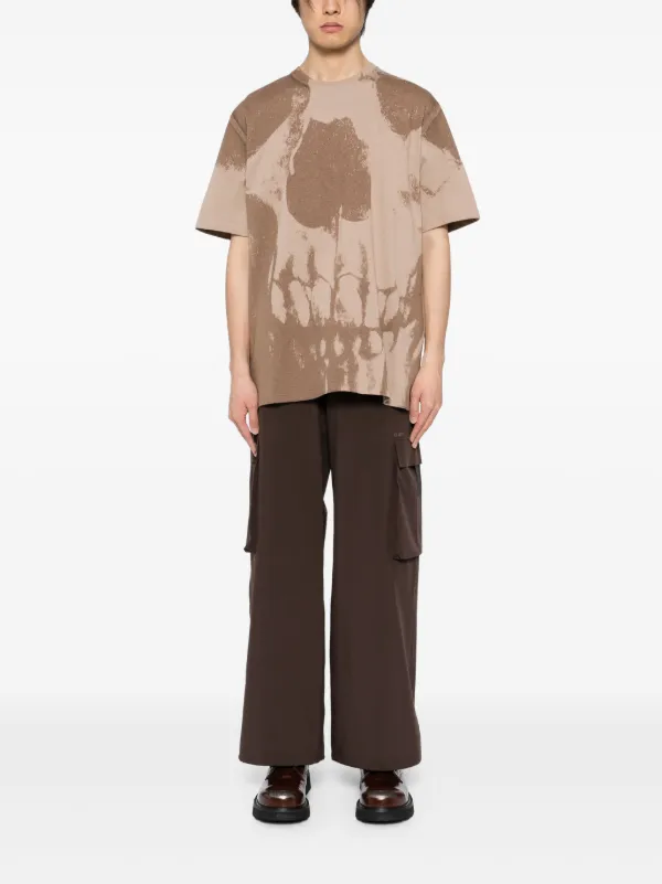 【関税&送料込】Alexander Mcqueen Sl Exploded Skull Men's Exploded Skull T-shirt in White | Alexander McQueen US
