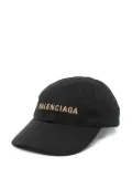 Balenciaga Pre-Owned 2020s logo-embroidered baseball cap - Black