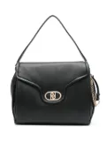 LIU JO grained-texture shoulder bag - Black