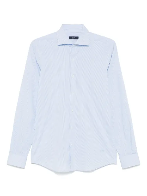 Fay chemise à rayures - Bleu - Fay - Modalova