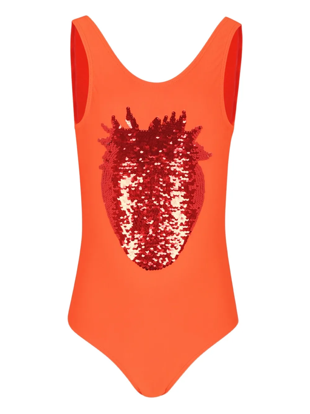 Molo Badpak met pailletten Rood