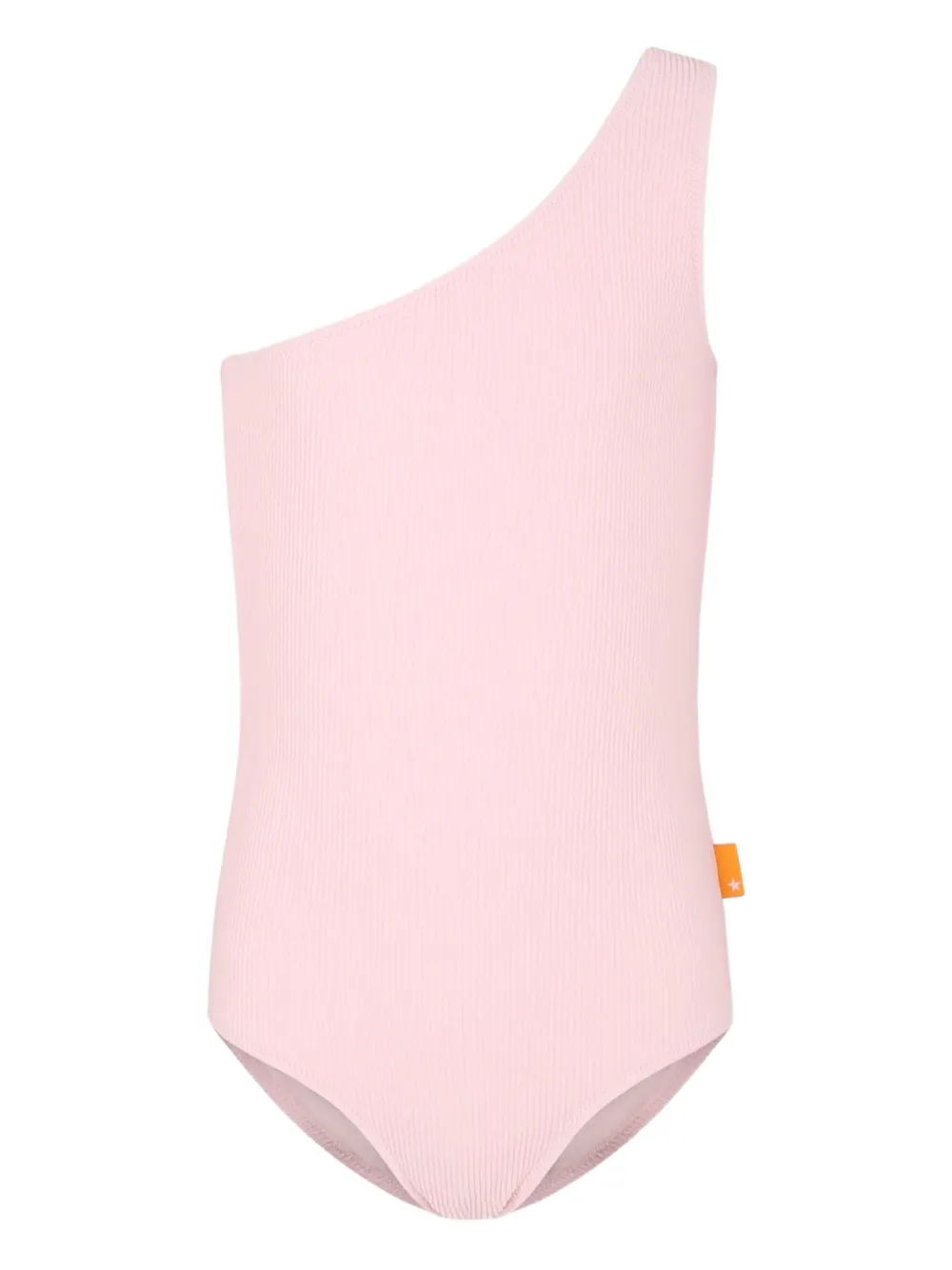 Molo logo-tag swimsuit Roze