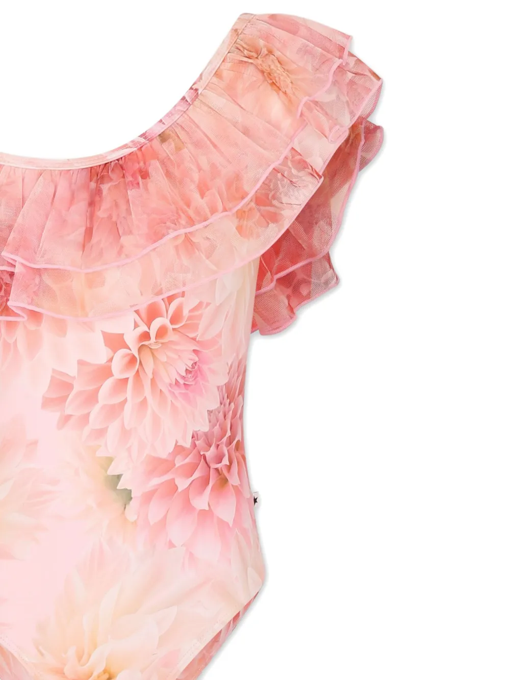 Molo Badpak met bloemenprint Roze