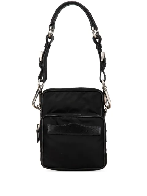 Prada Pre-Owned 2013-2024 Saffiano Trimmed Tessuto shoulder bag