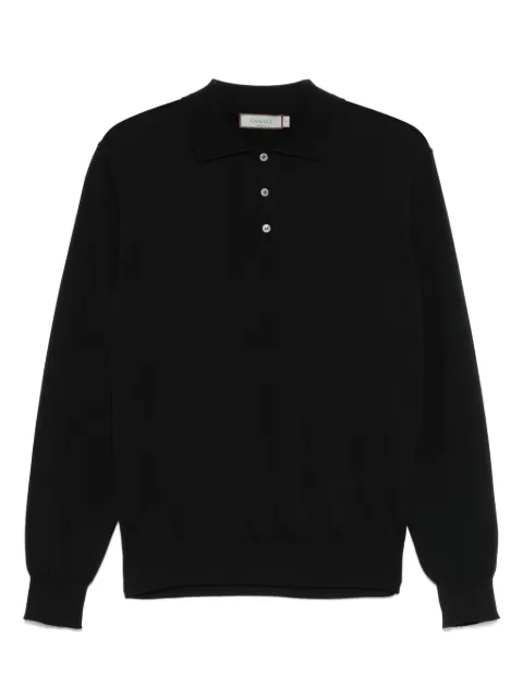 Canali cotton polo top