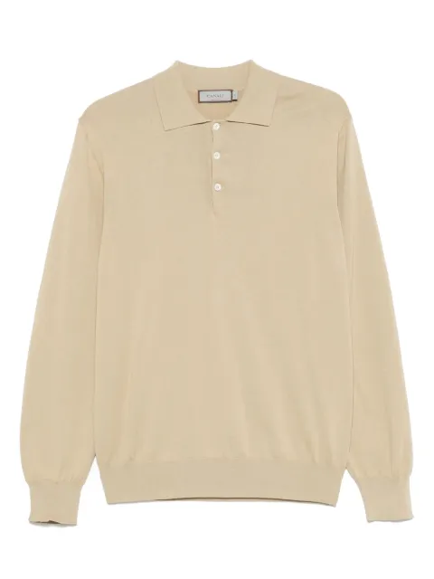 Canali cotton polo top