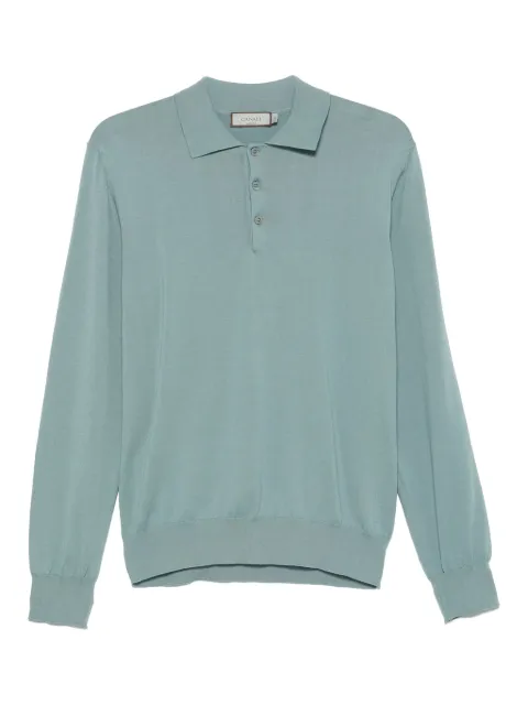 Canali cotton polo top