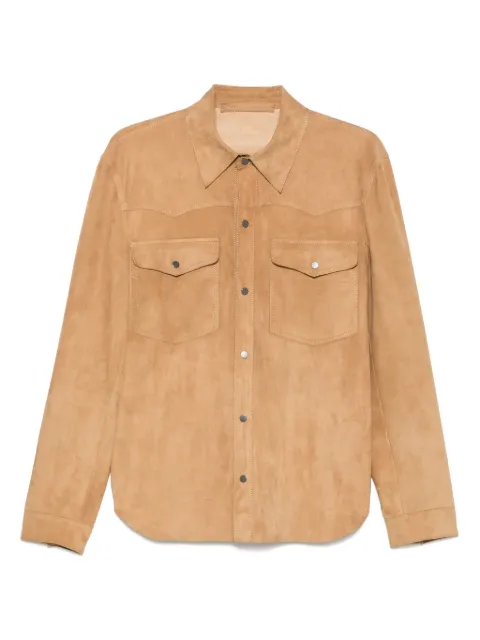 Salvatore Santoro camisa de gamuza