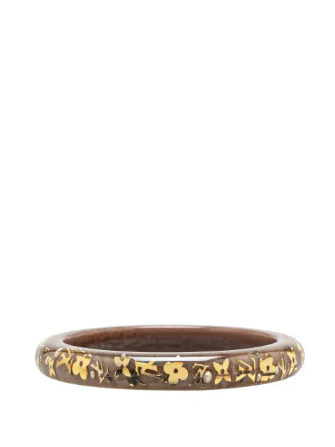 Louis Vuitton Pre-Owned 2000-2024 Monogram Resin Inclusion Bangle costume bracelet