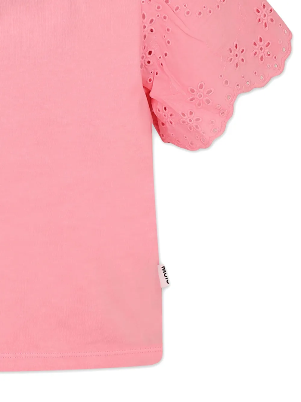 Molo Broderie anglaise T-shirt Roze